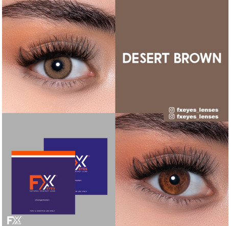 Fx Eyes Ela Renk Desert Brown (1 Yıllık)