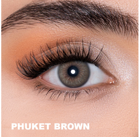 FX Eyes Ela Renk Phuket Brown (3 Aylık)