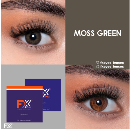 FX Eyes Yeşil Renk Moss Green (1 YILLIK)