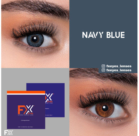 FX Eyes Mavi Renk Navy Blue (1 YILLIK)