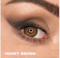 Rainbow Natural Ela Renk Honey Brown  (1 Aylık)