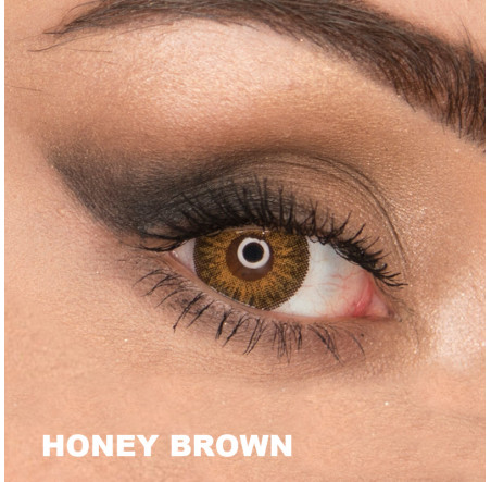 Rainbow Natural Ela Renk Honey Brown  (1 Aylık)