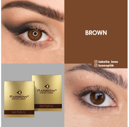 Rainbow Natural Ela Renk Brown  (1 Aylık)