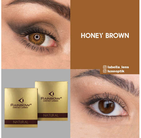 Rainbow Natural Ela Renk Honey Brown  (1 Aylık)