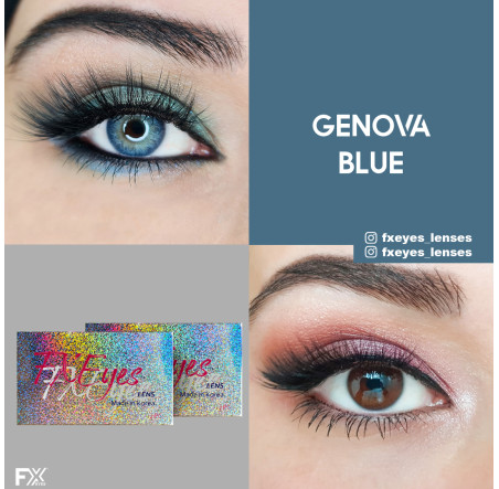 FX Eyes Mavi Renk Genova Blue (3 Aylık)