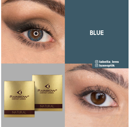 Rainbow Natural Mavi Renk Blue  (1 Aylık)