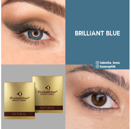 Rainbow Natural Mavi Renk Brillant Blue (1 Aylık)