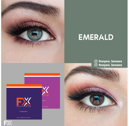 FX Eyes Yeşil Renk Emerald (1 YILLIK)