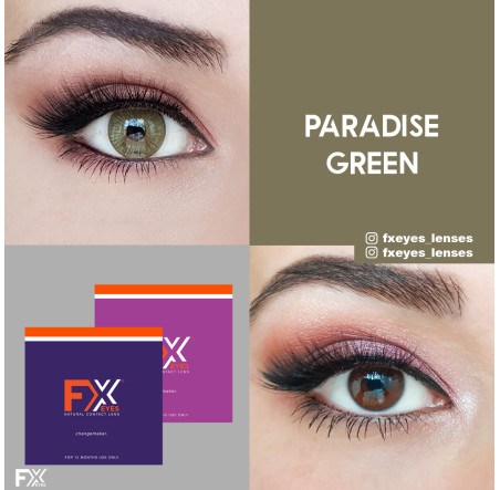 FX Eyes Yeşil Renk Paradise Green (1 YILLIK)